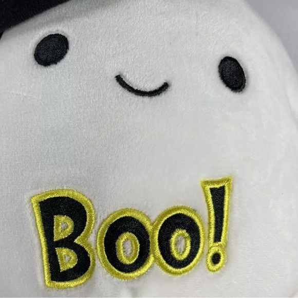 Squishmallows Grace Boo Ghost White W/ Witches Hat Orange And Black With Tag - Picture 8 of 16